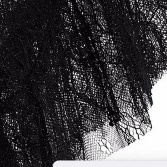 Anna Sui lace drop waist top black - Picture 2 of 7